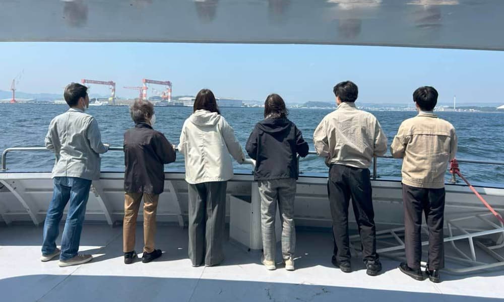 横浜八景島沖の散骨イメージ
