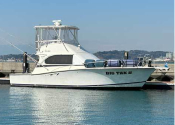 プライベート散骨で使用する、安定性の高いチャーター船