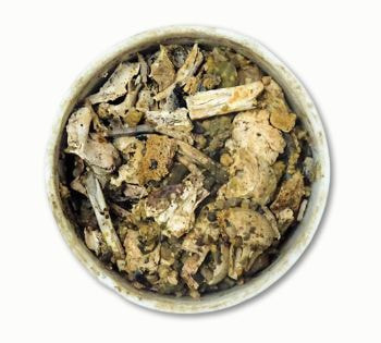 墓に埋葬されていた汚れた遺骨